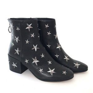 DOLCE VITA Women's Matteo Star Embroidered Leather Booties